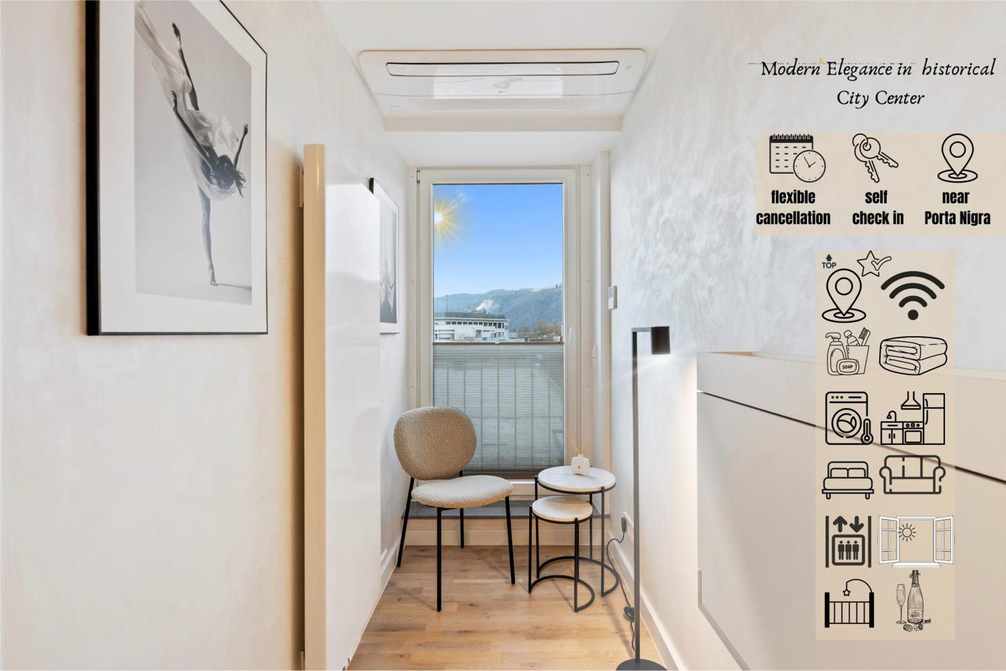 Modern Elegance In Historical City Center Trier Exterior foto