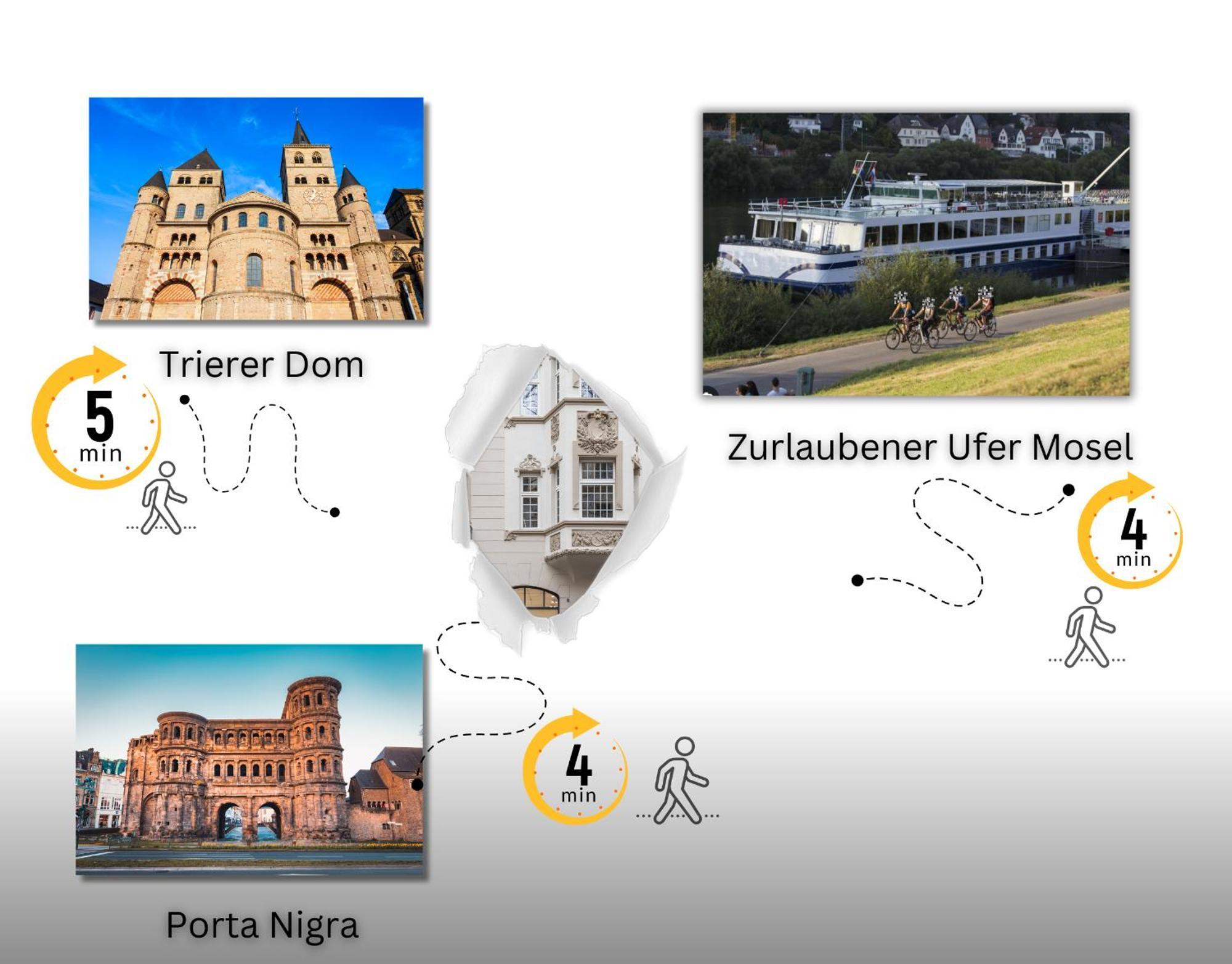 Modern Elegance In Historical City Center Trier Exterior foto